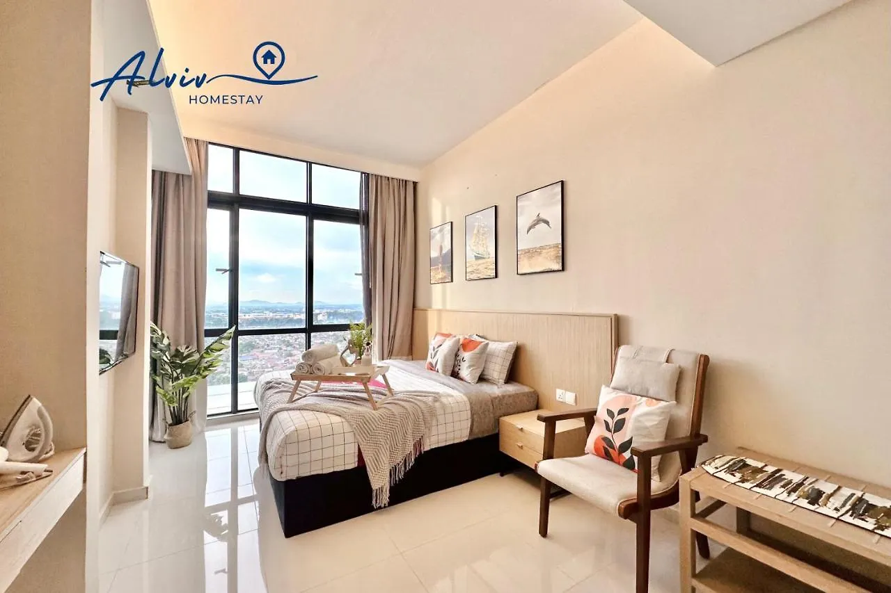 Alviv 99 Suites I 2-4Pax I Luxury Suite I Bathtub I City I 5Min River Cruise Malacca
