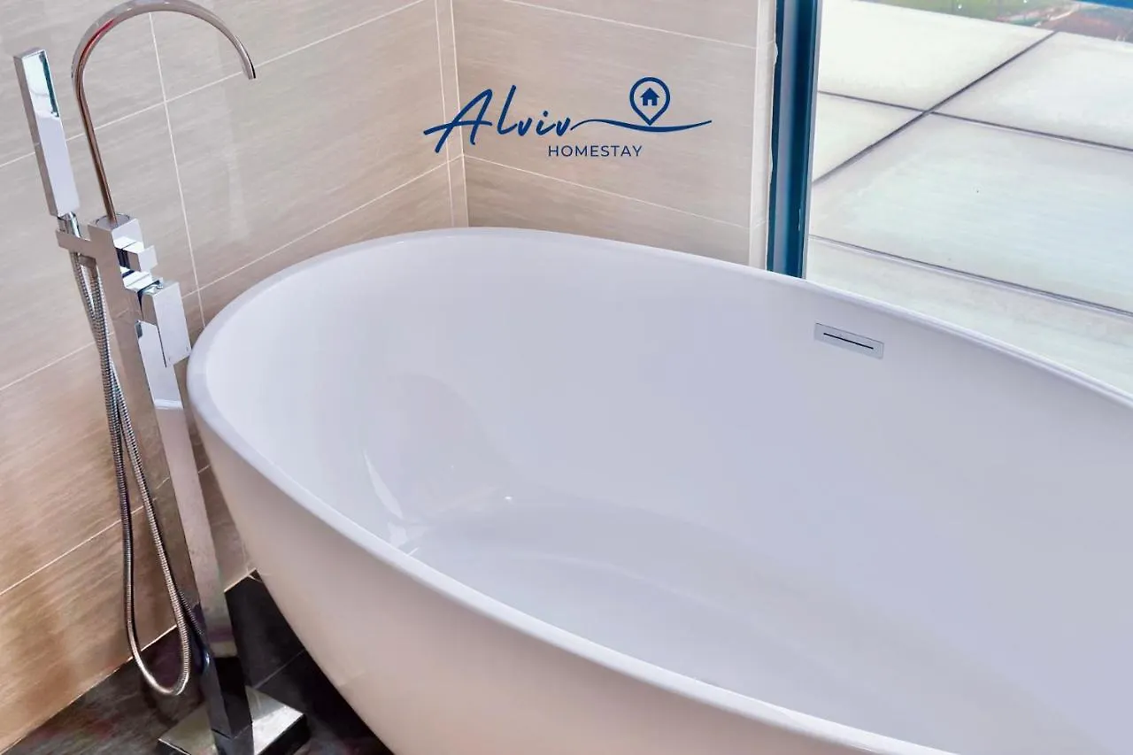 Alviv 99 Suites I 2-4Pax I Luxury Suite I Bathtub I City I 5Min River Cruise Malacca Lägenhet