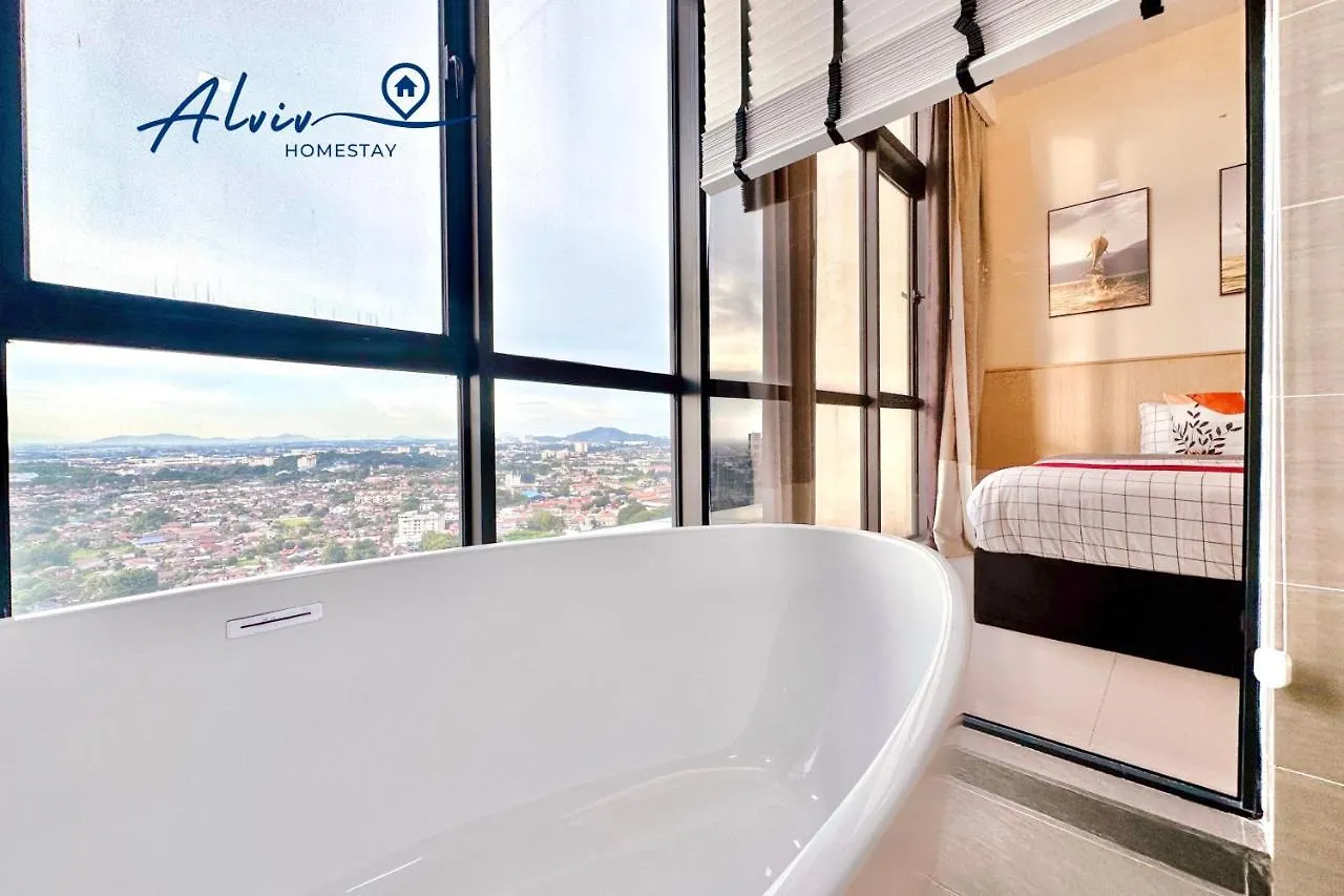 Apartment Alviv 99 Suites I 2-4Pax I Luxury Suite I Bathtub I City I 5Min River Cruise Malacca