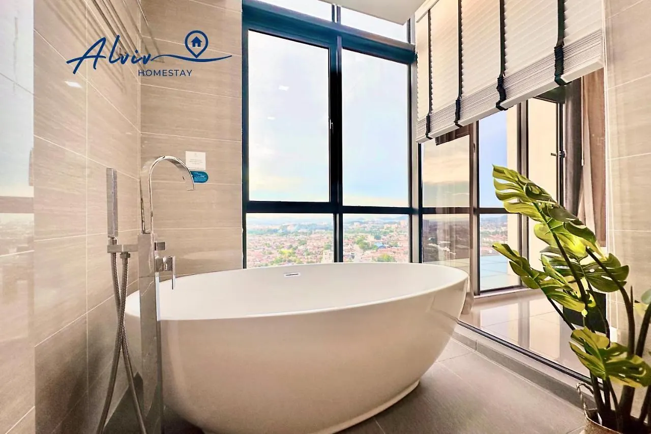 Alviv 99 Suites I 2-4Pax I Luxury Suite I Bathtub I City I 5Min River Cruise Malacca Ma­lay­sia